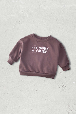 Organic Mama's Bestie Oversized Crewneck Sweatshirt