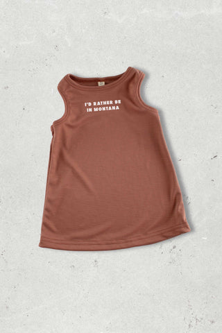 Little Timber Dress - Rust