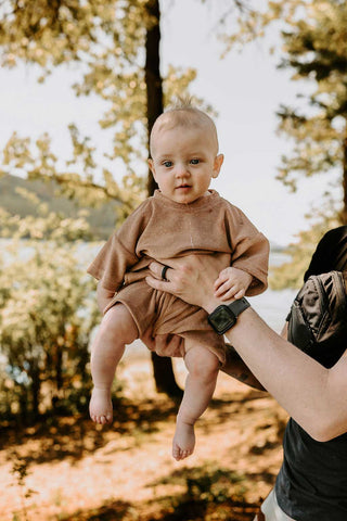 Vintage Brown Terry Summer Set