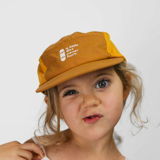 Amber Sunset Ridge 5-panel hat for kids, stylish and functional for young explorers outdoors