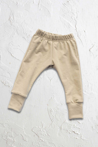 Stretch Beige Sweatpants