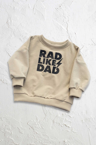 Rad Like Dad Oversized Crewneck