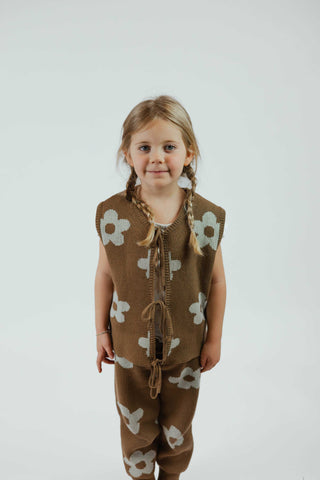 Daisy Tie- Front Knit Vest