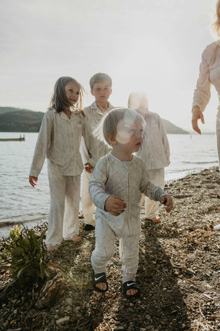 Ash Oak Zip Bamboo Pajamas