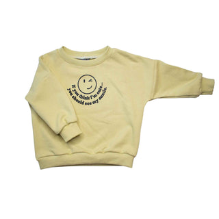 Organic cotton crewneck for baby and toddler with a graphic design that says "if you think im cute... you should see my auntie." Made in the USA store. 
