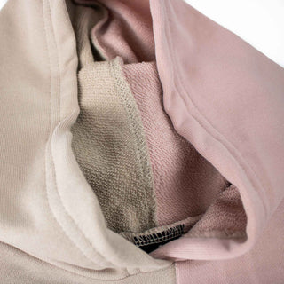 Two Tone Hoodie (Pink Lemonade + Beige)